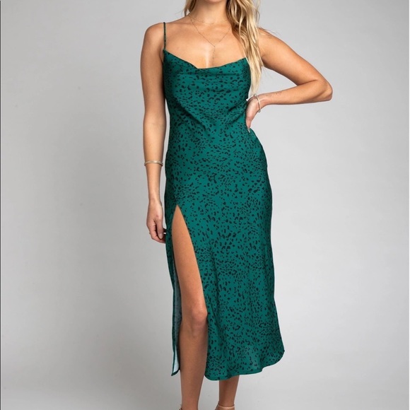 RESA Women’s Madison Slip Dress in Seabrook Green size Small NWT - Picture 1 of 9